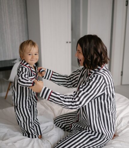 Парні піжами для теплих сімейних моментів та matching looks разом 🤍