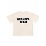 Дитяча футболка GRANDPA TEAM беж