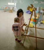 Matching Look Футболки рожеві MOM TEAM для мами і дитини