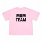 Футболка рожева MOM TEAM для дорослих
