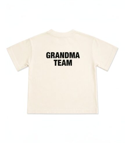Дитяча футболка GRANDMA TEAM беж