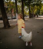 Дитячий костюм жовтий