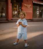 Дитяча сорочка в смужку Matty Tales